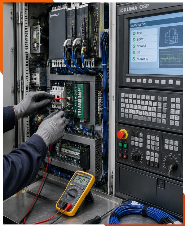 Ремонт систем ЧПУ Okuma OSP в Гулькевичах